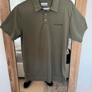 Columbia Men's Forest Green Polo Shirt